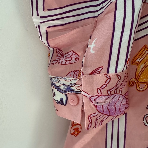 Corey Lynn Calter Pink and Orange Blouse - Picture 5 of 8